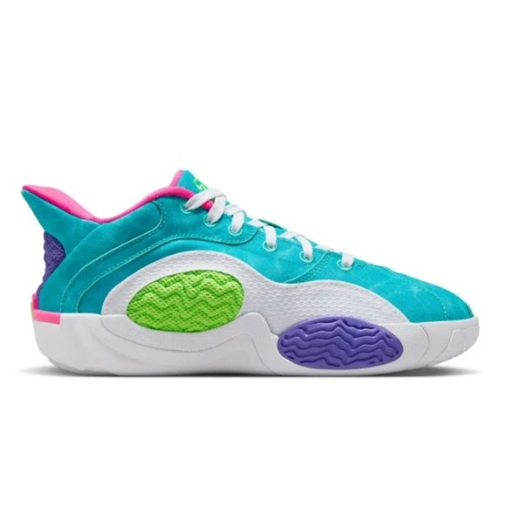 Jordan Tatum 2 Wave Runner  HJ7382-303 Blue Green Pink Kids Basketball Shoes 5Y